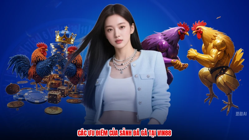 Các ưu điểm của sảnh đá gà tại VIN88