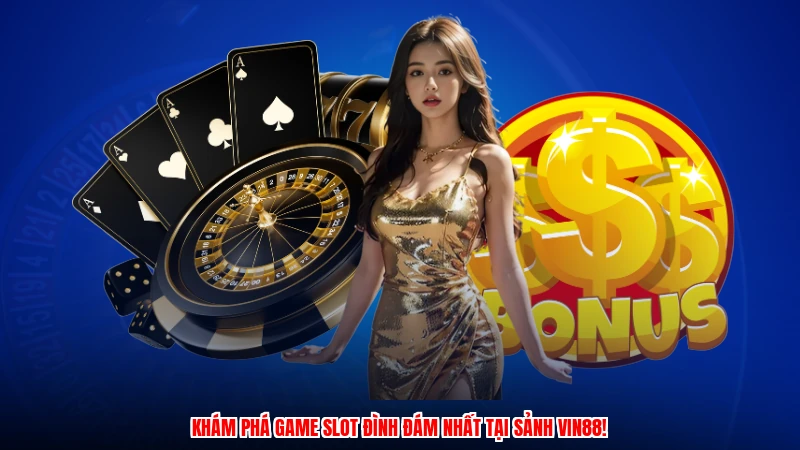 Khám phá game slot đình đám nhất tại sảnh VIN88!