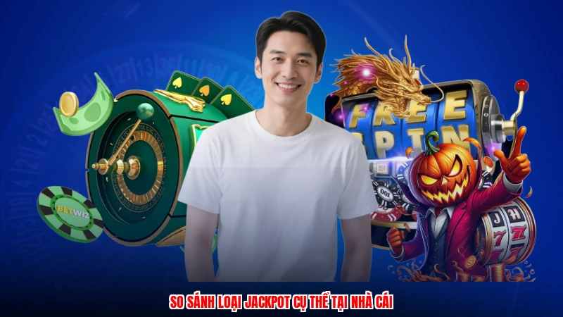So sánh loại jackpot cụ thể tại nhà cái